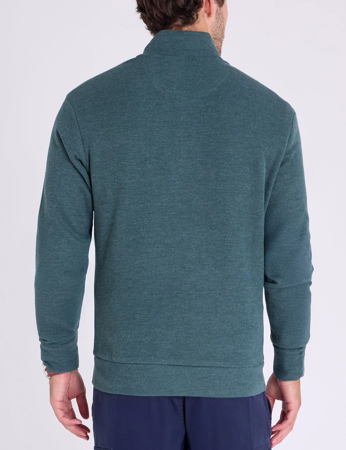 1/4 ZIP MOCK NECK FLATBACK PULLOVER sold by U.S. Polo Assn. product image thumbnail 4