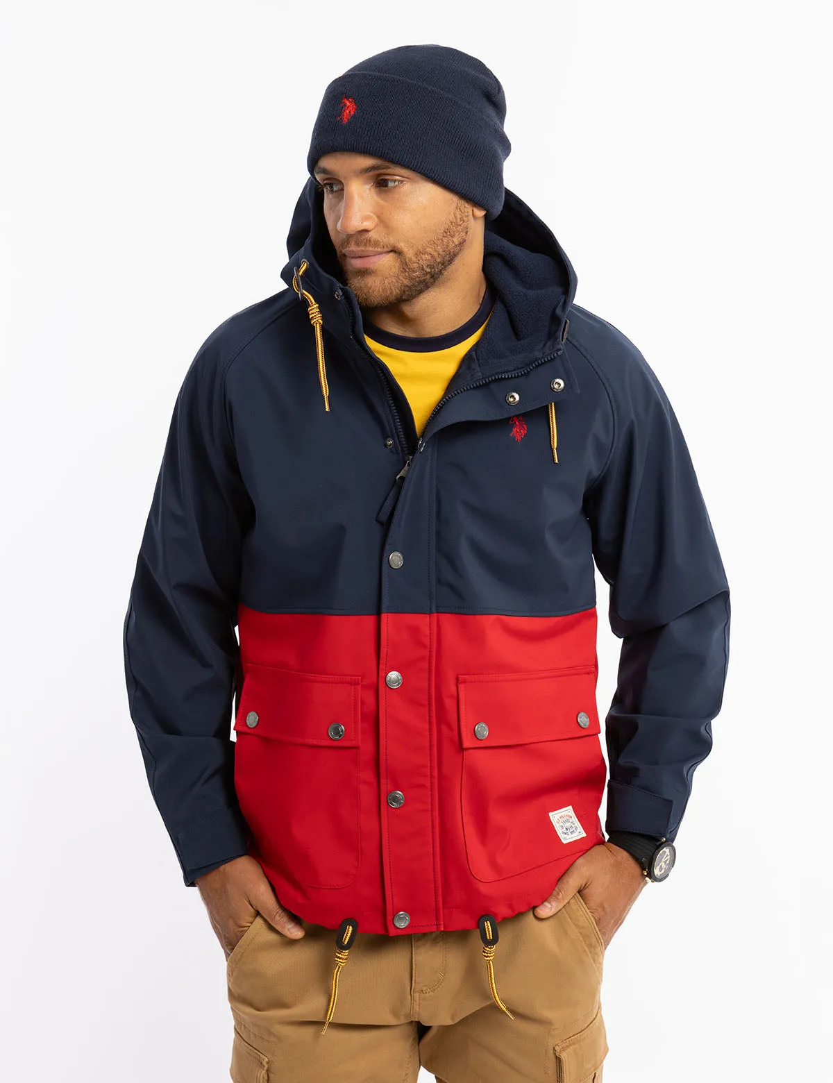 COLOR BLOCK ADVENTURE JACKET sold by U.S. Polo Assn.