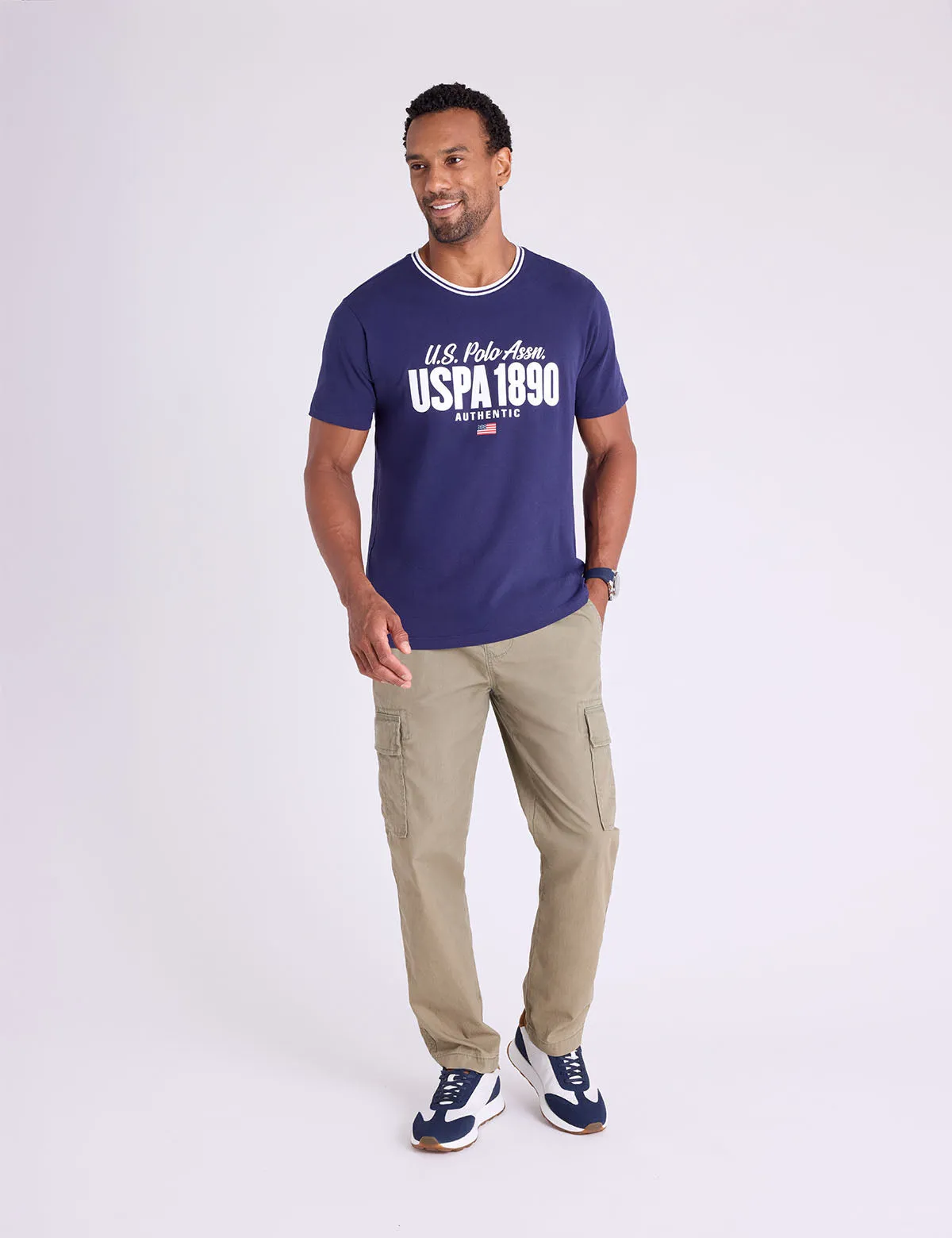 SCRIPT WORDMARK GRAPHIC T-SHIRT sold by U.S. Polo Assn. product image thumbnail 4