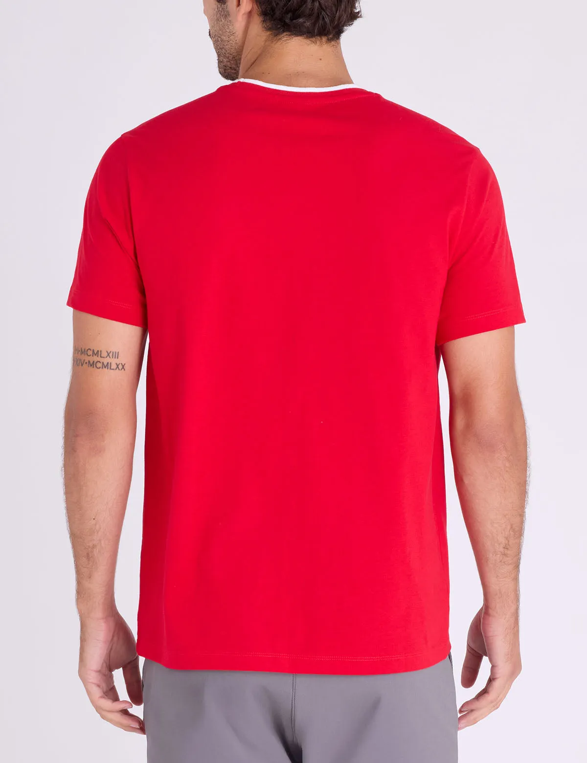 DIAGONAL TRICOT TAPE SASH JERSEY T-SHIRT sold by U.S. Polo Assn. product image thumbnail 4