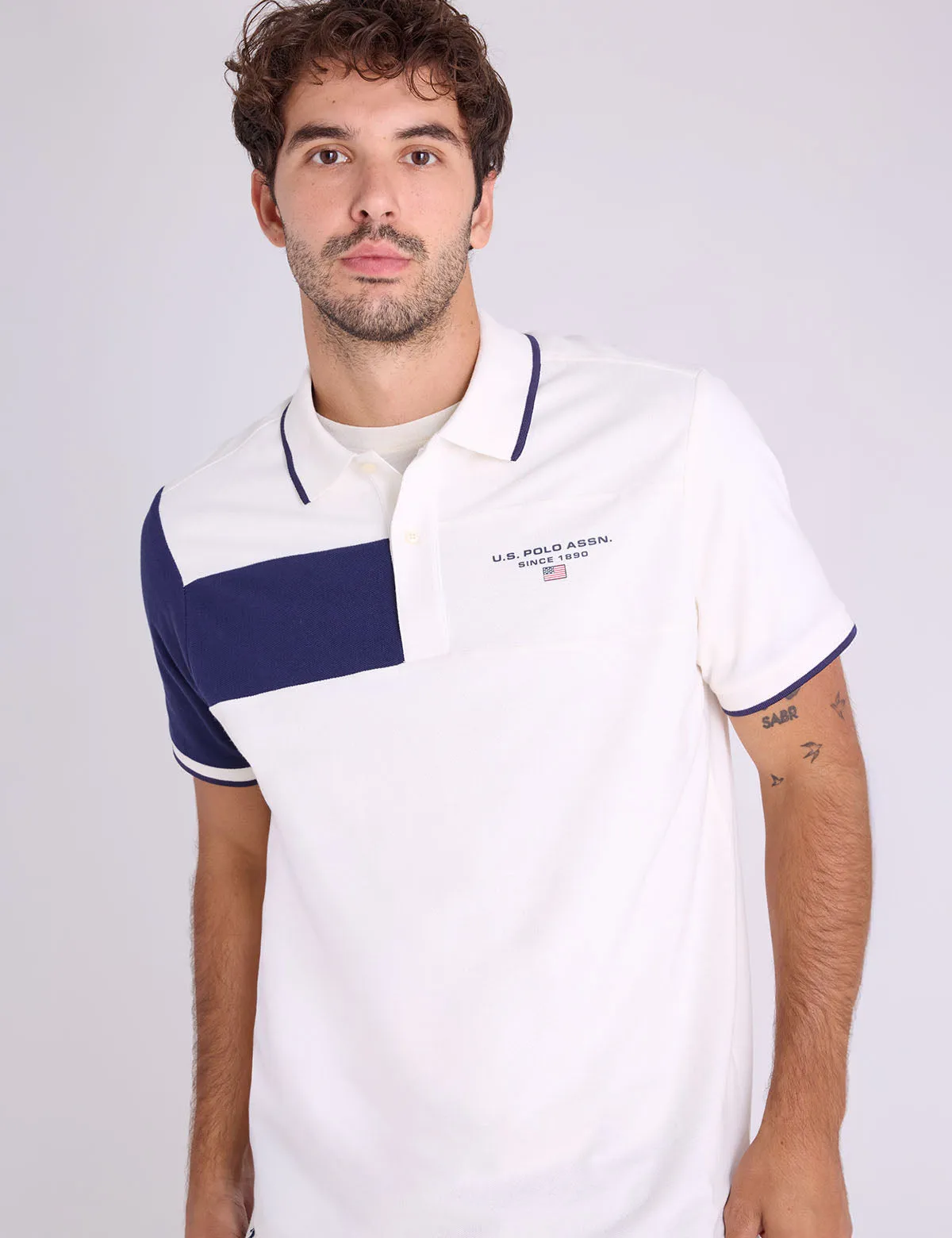 COLOR BLOCK PIQUE POLO SHIRT sold by U.S. Polo Assn. product image thumbnail 5