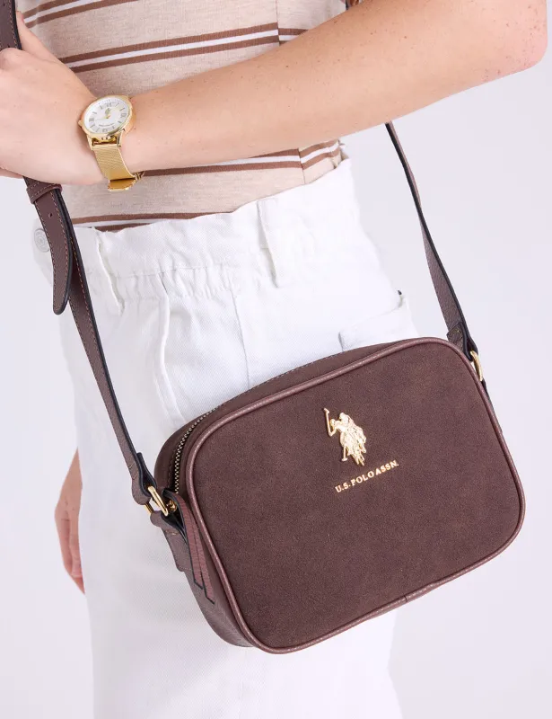 SUEDE CROSSBODY BAG sold by U.S. Polo Assn.