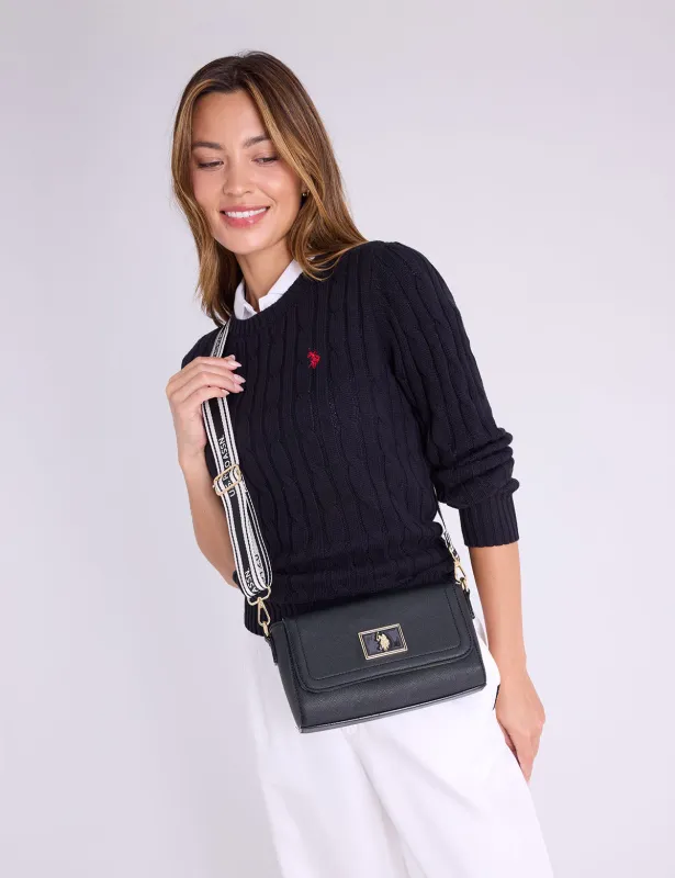 ENAMEL CROSSBODY BAG sold by U.S. Polo Assn.