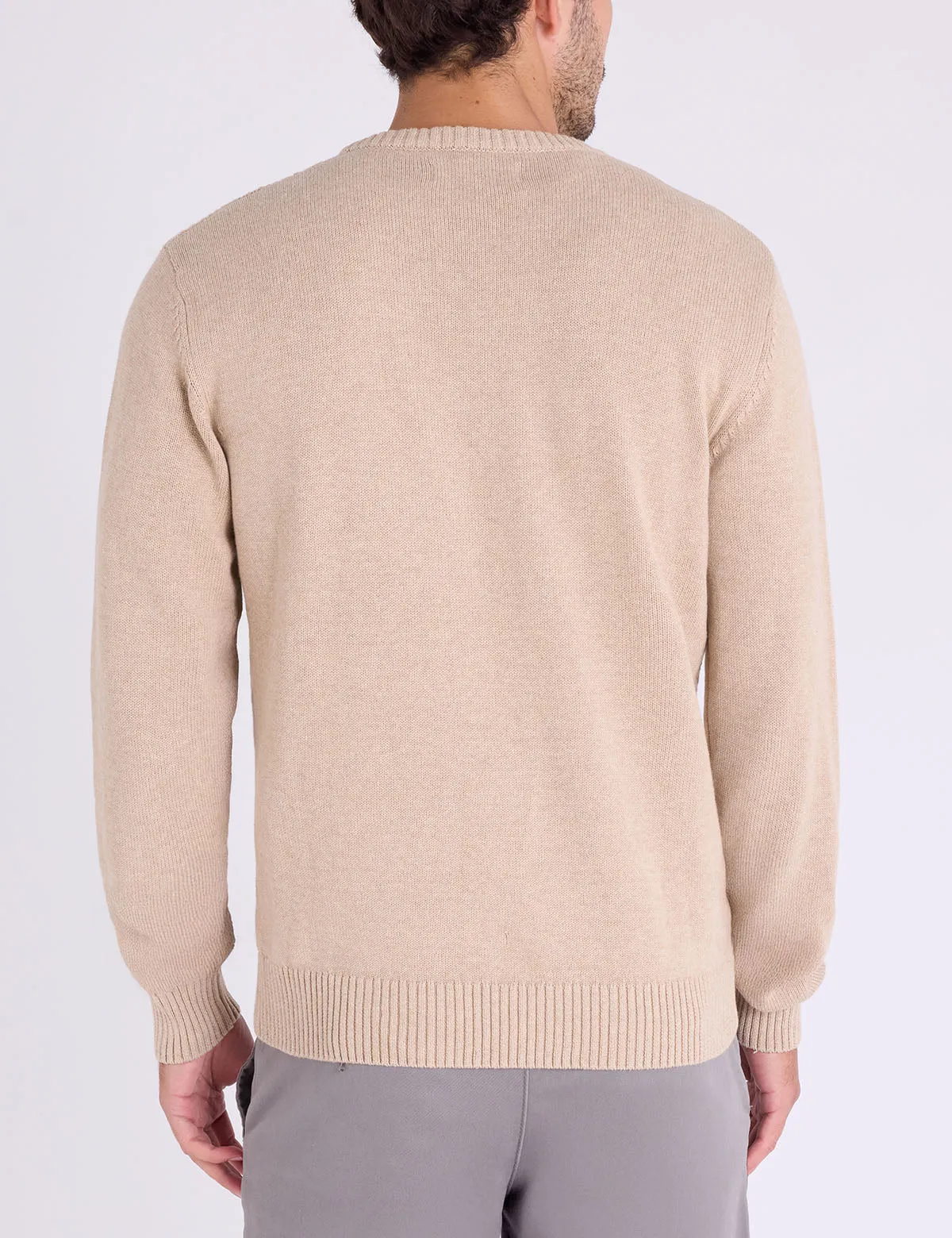 VERTICAL TEXTURED CREW NECK SWEATER sold by U.S. Polo Assn. product image thumbnail 4