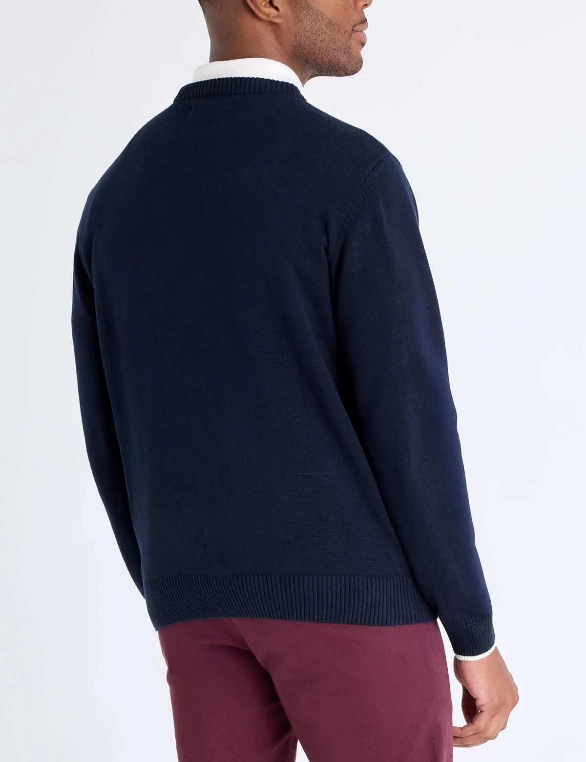 EMBROIDERED CREST CREW NECK SWEATER sold by U.S. Polo Assn. product image thumbnail 5