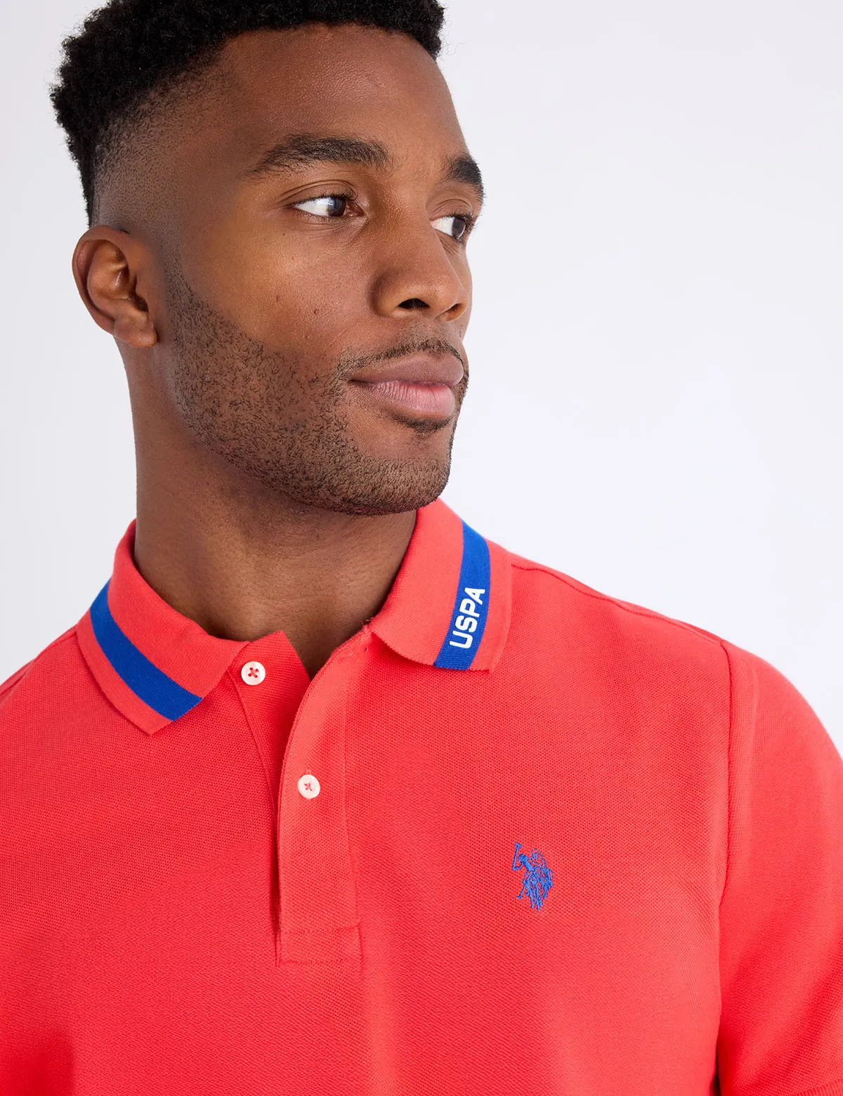 PIQUE POLO SHIRT WITH TIPPED COLLAR sold by U.S. Polo Assn.