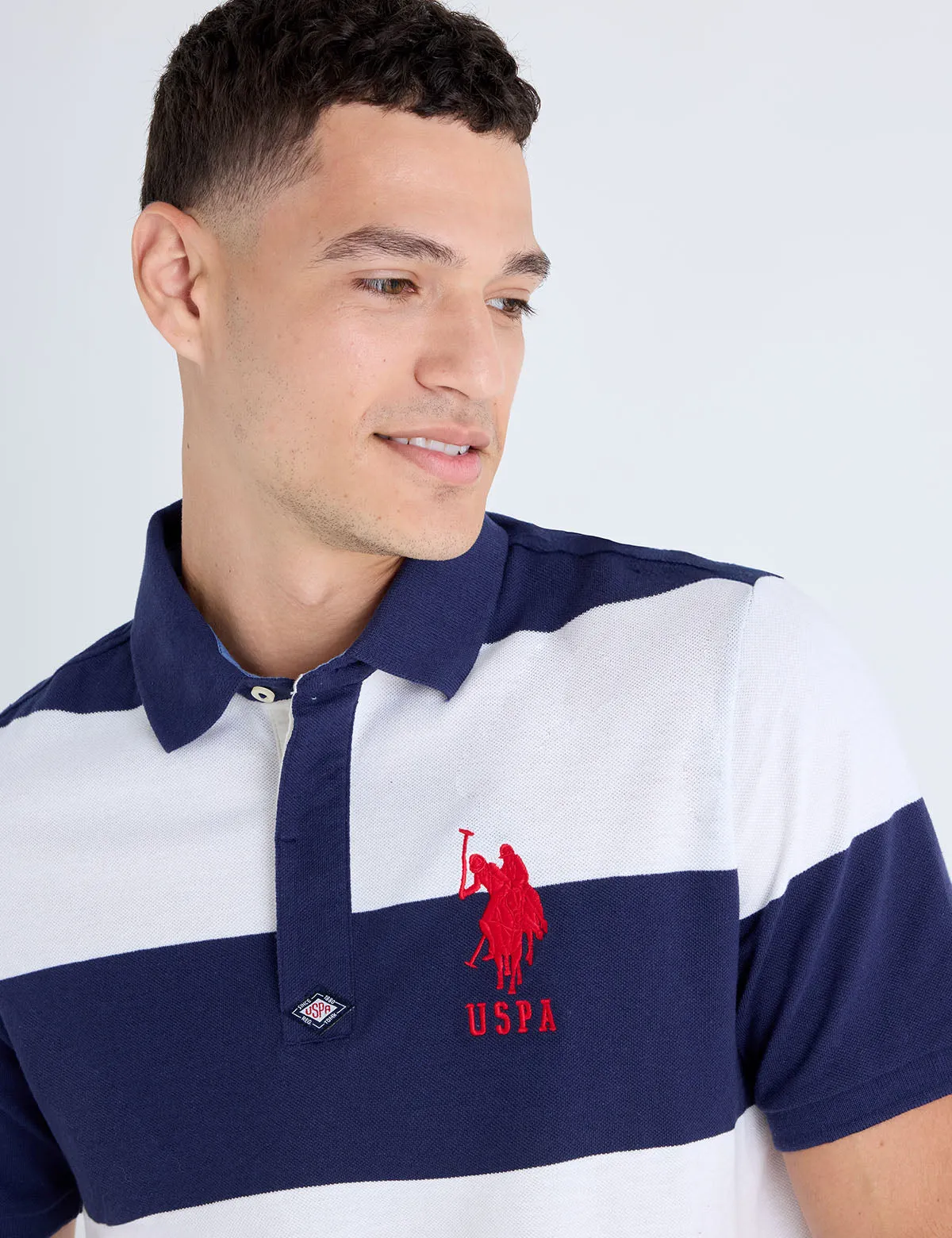 RUGBY STRIPE POLO SHIRT sold by U.S. Polo Assn. product image thumbnail 2