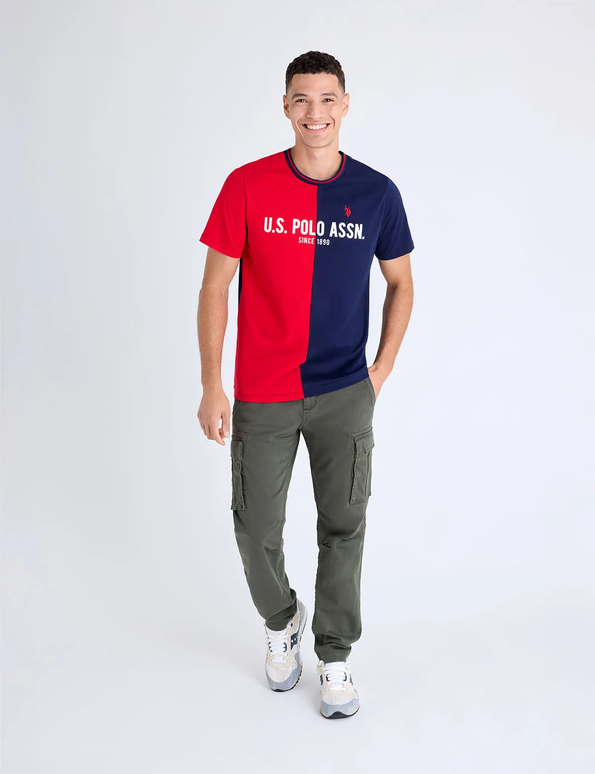 U.S. POLO ASSN COLOR BLOCK JERSEY T-SHIRT sold by U.S. Polo Assn. product image thumbnail 3
