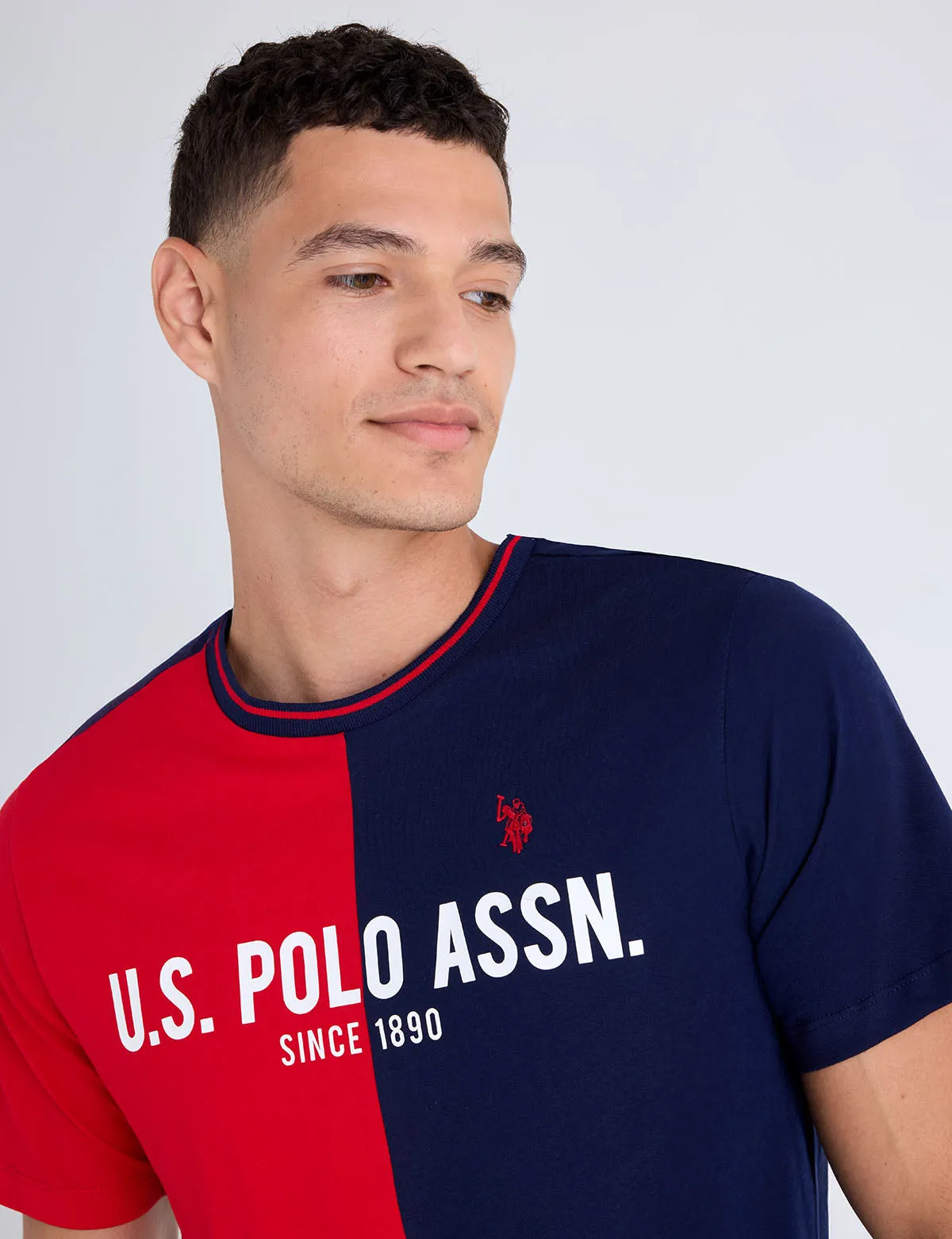U.S. POLO ASSN COLOR BLOCK JERSEY T-SHIRT sold by U.S. Polo Assn. product image thumbnail 2
