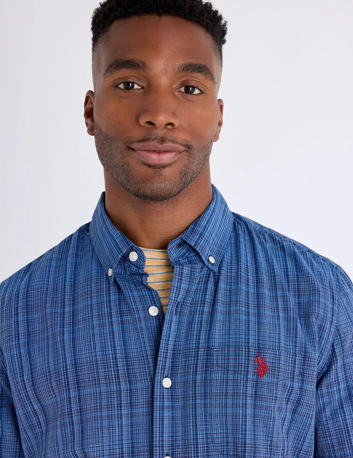 YARN DYE COTTON SHORT SLEEVE SHIRT sold by U.S. Polo Assn. product image thumbnail 2