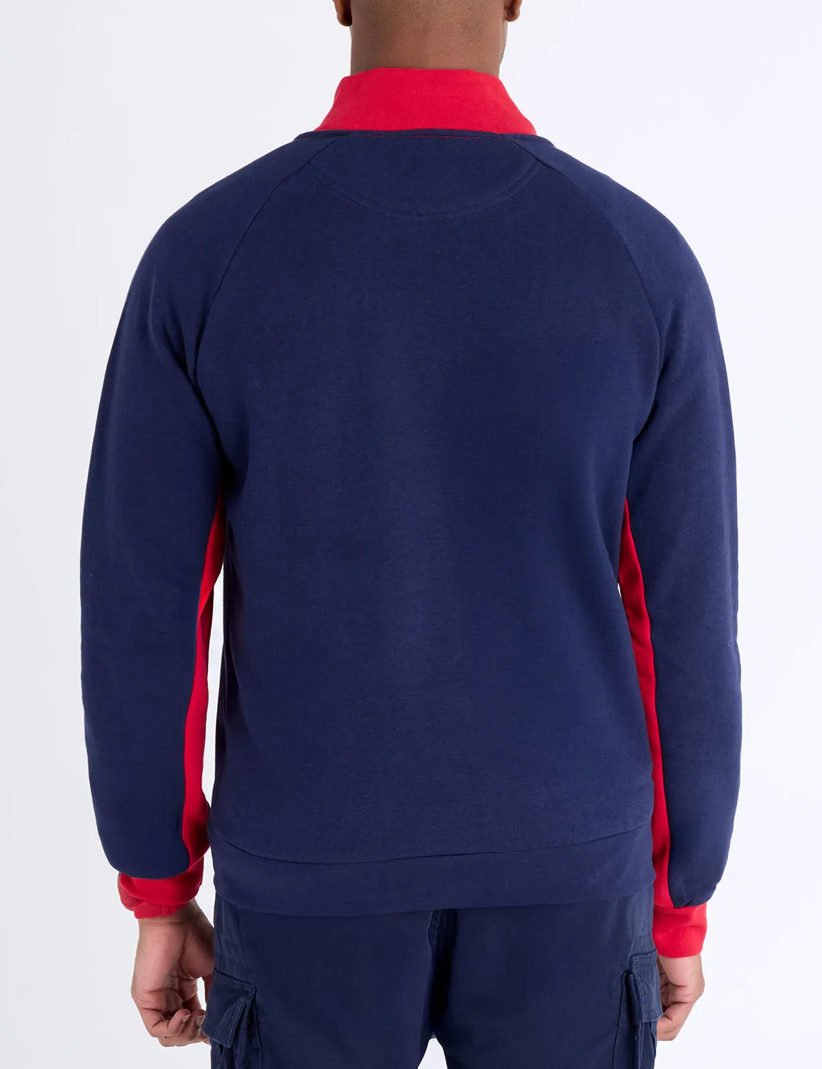 USPA 1/4 ZIP COLORBLOCK FLEECE PULLOVER sold by U.S. Polo Assn. product image thumbnail 4