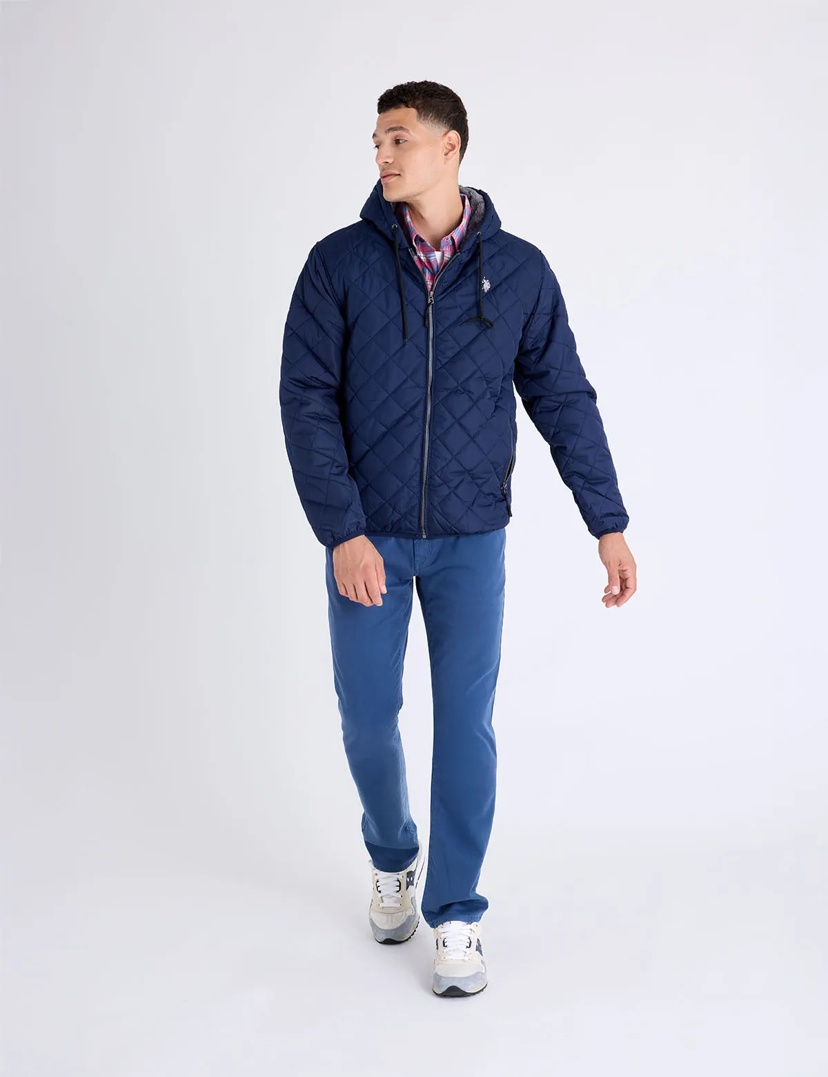 DIAMOND QUILTED FLEECE JACKET sold by U.S. Polo Assn. product image thumbnail 3