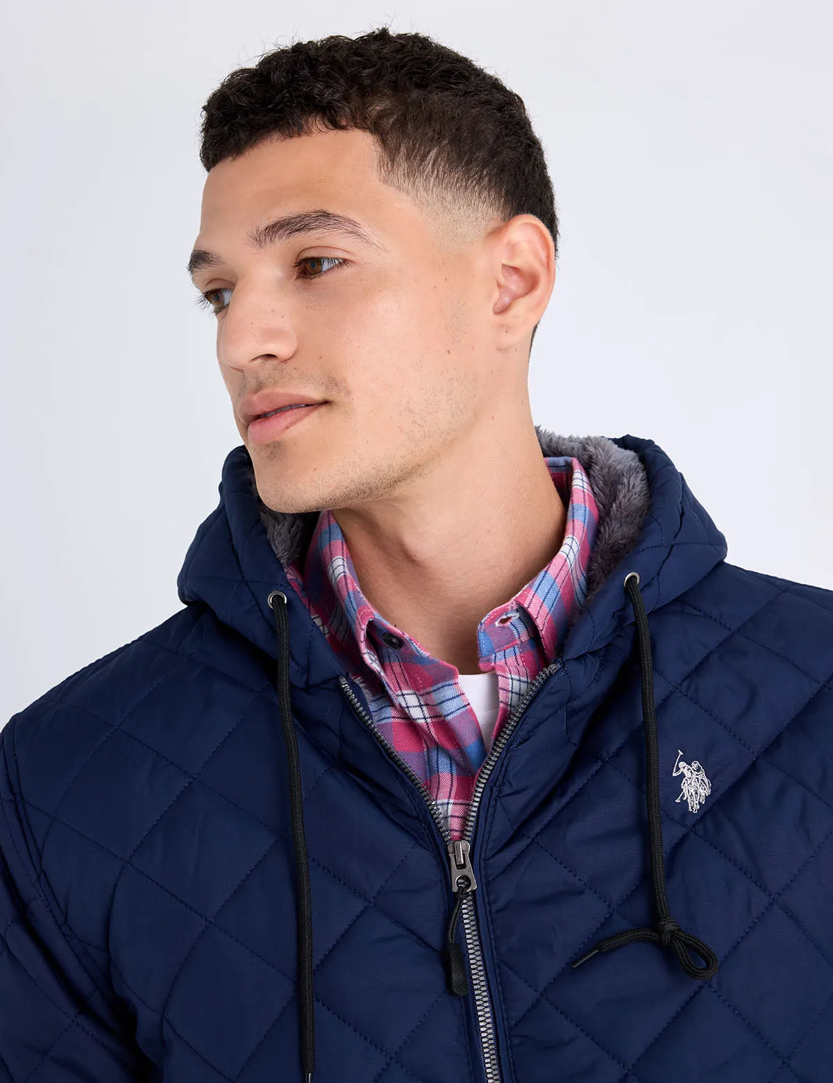 DIAMOND QUILTED FLEECE JACKET sold by U.S. Polo Assn. product image thumbnail 4