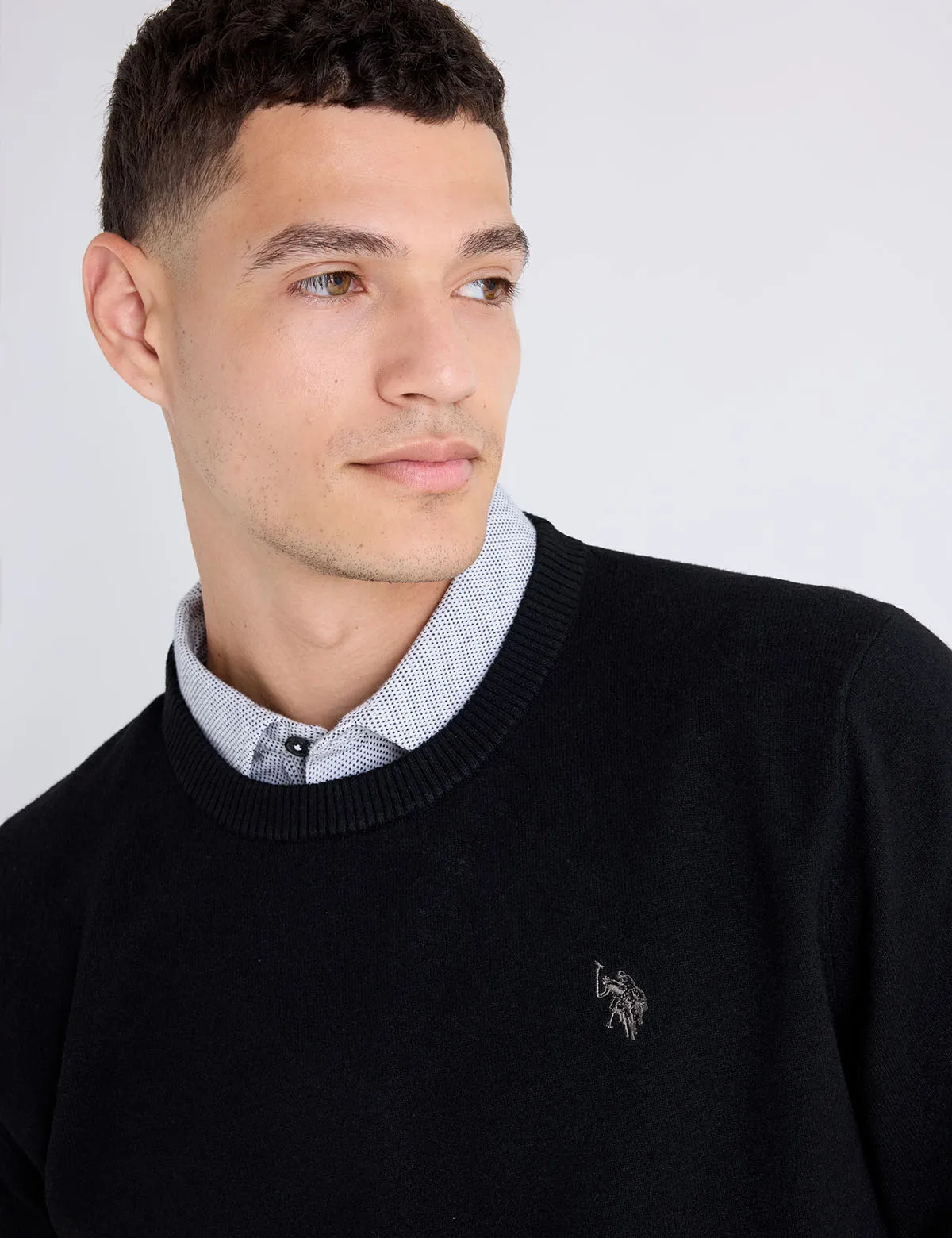 SOFT JERSEY CREW NECK SWEATER sold by U.S. Polo Assn. product image thumbnail 2