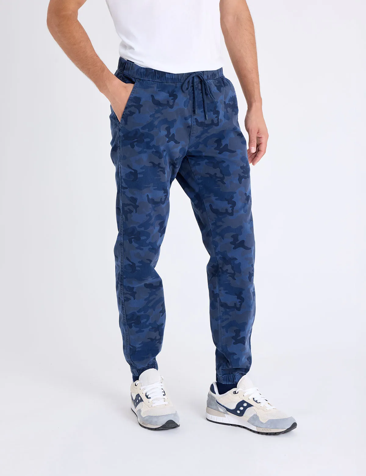 CAMO PRINT STRETCH TWILL JOGGER sold by U.S. Polo Assn.