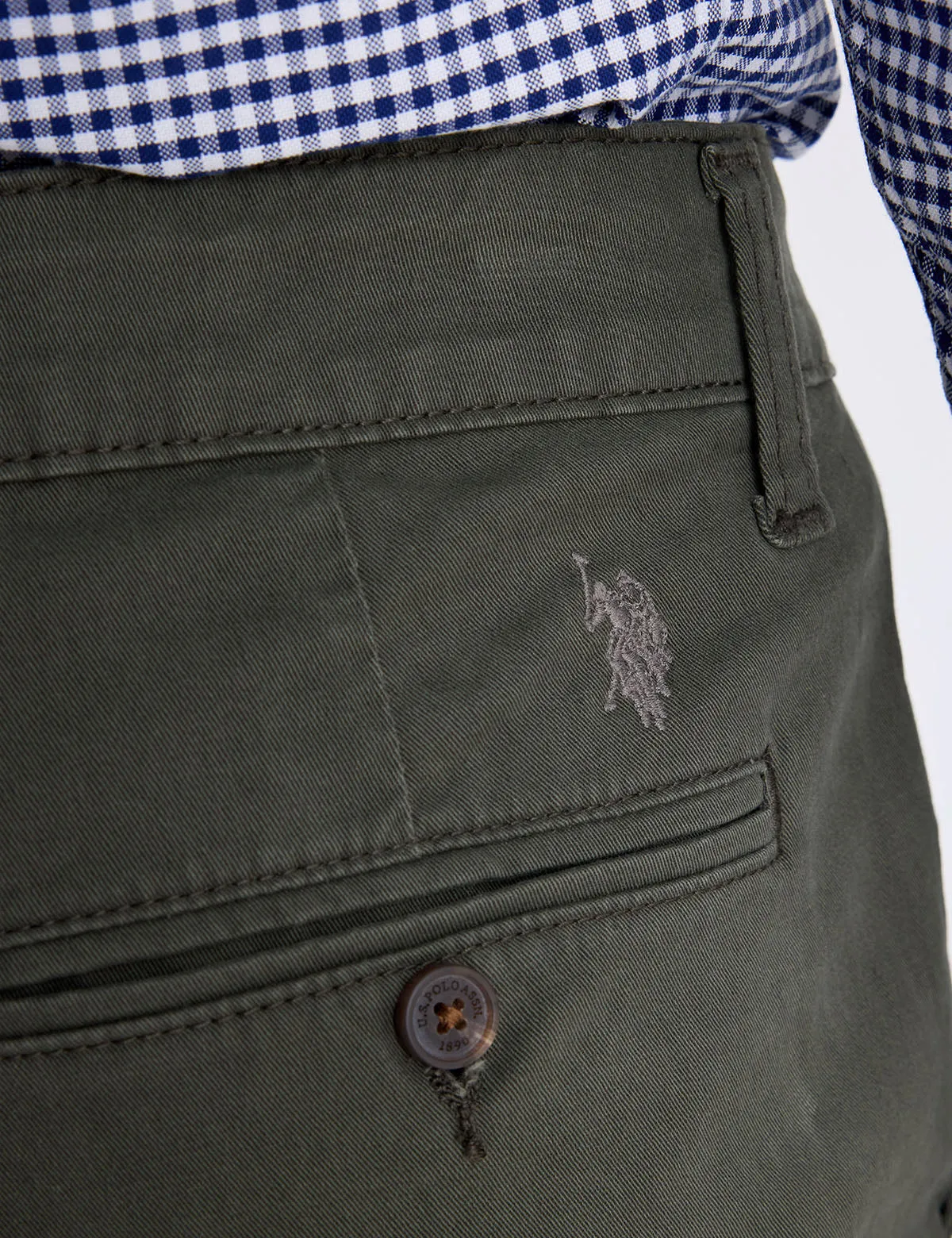 STRAIGHT TWILL CHINO PANTS sold by U.S. Polo Assn. product image thumbnail 4