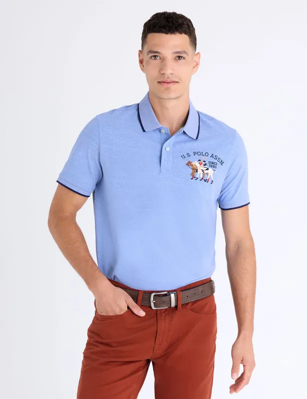 PIQUE POLO SHIRT WITH LOGO EMBLEM sold by U.S. Polo Assn.