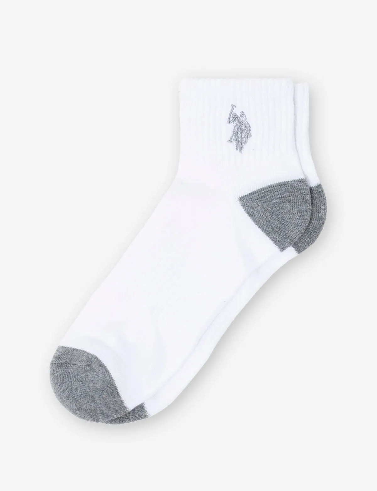 MENS 6PK WHITE QUARTER CREW SOCKS sold by U.S. Polo Assn.