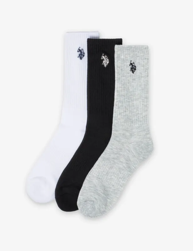 MENS 3PK CORE ASSORTED CREW SOCKS sold by U.S. Polo Assn.