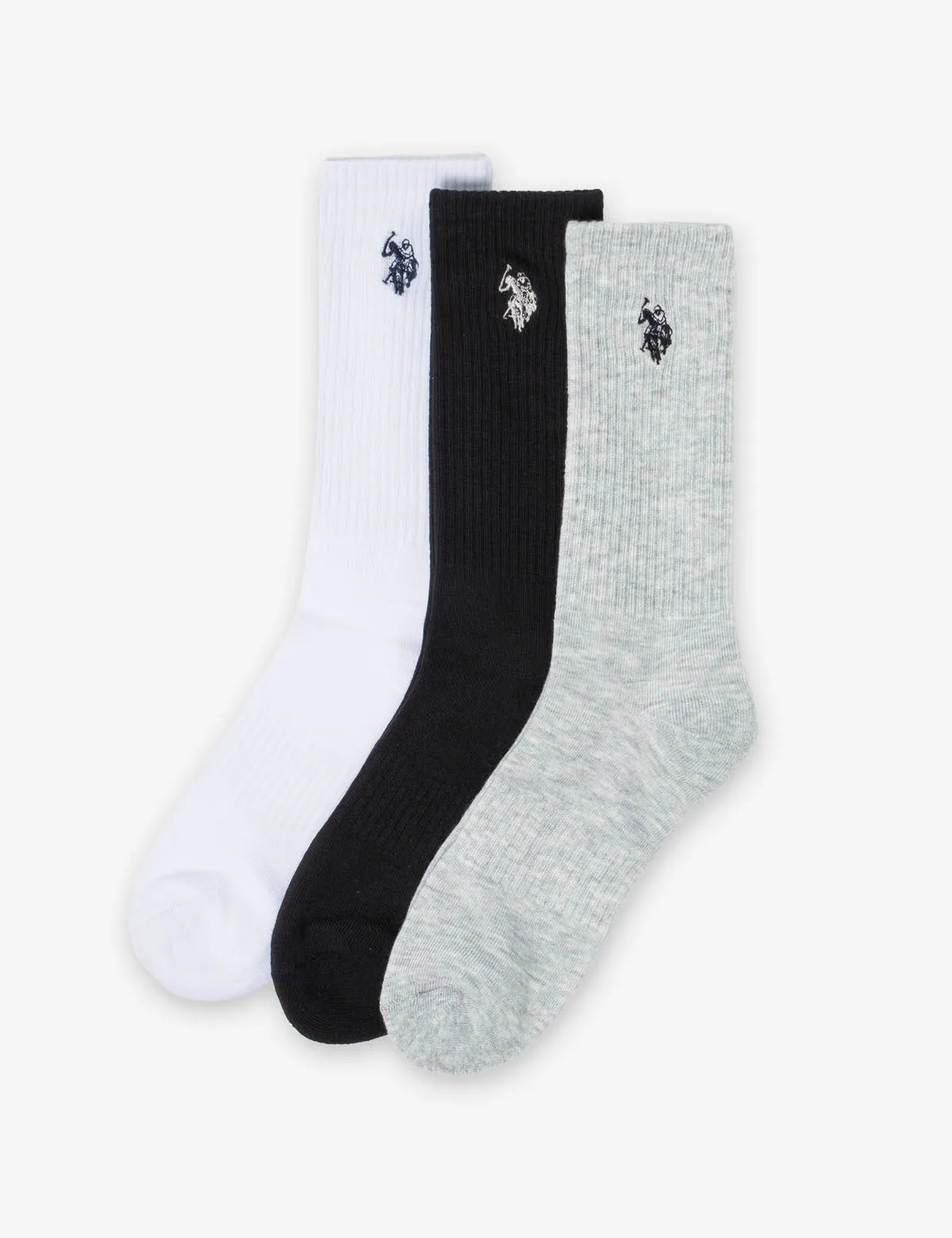 MENS 3PK CORE ASSORTED CREW SOCKS sold by U.S. Polo Assn.