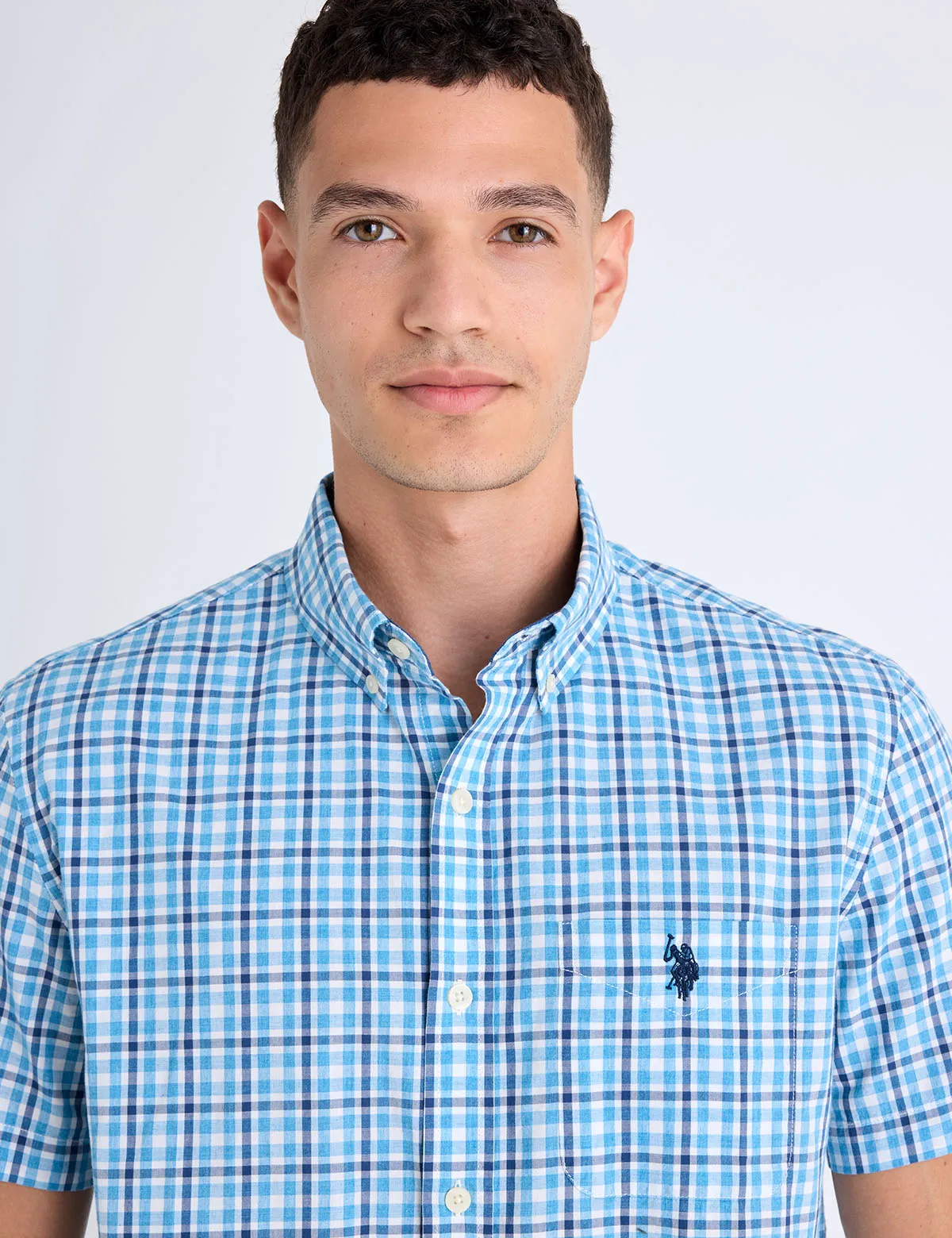 SHORT SLEEVE BOX PLAID MADRAS SHIRT sold by U.S. Polo Assn. product image thumbnail 2