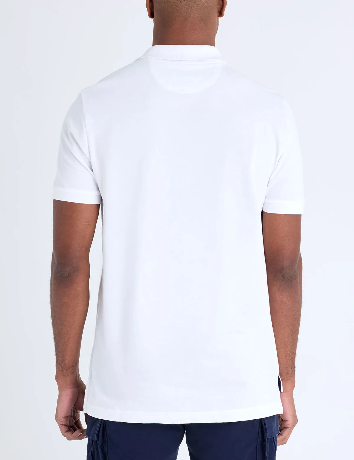 RIB KNIT SASH CREST PIQUE POLO SHIRT sold by U.S. Polo Assn. product image thumbnail 4