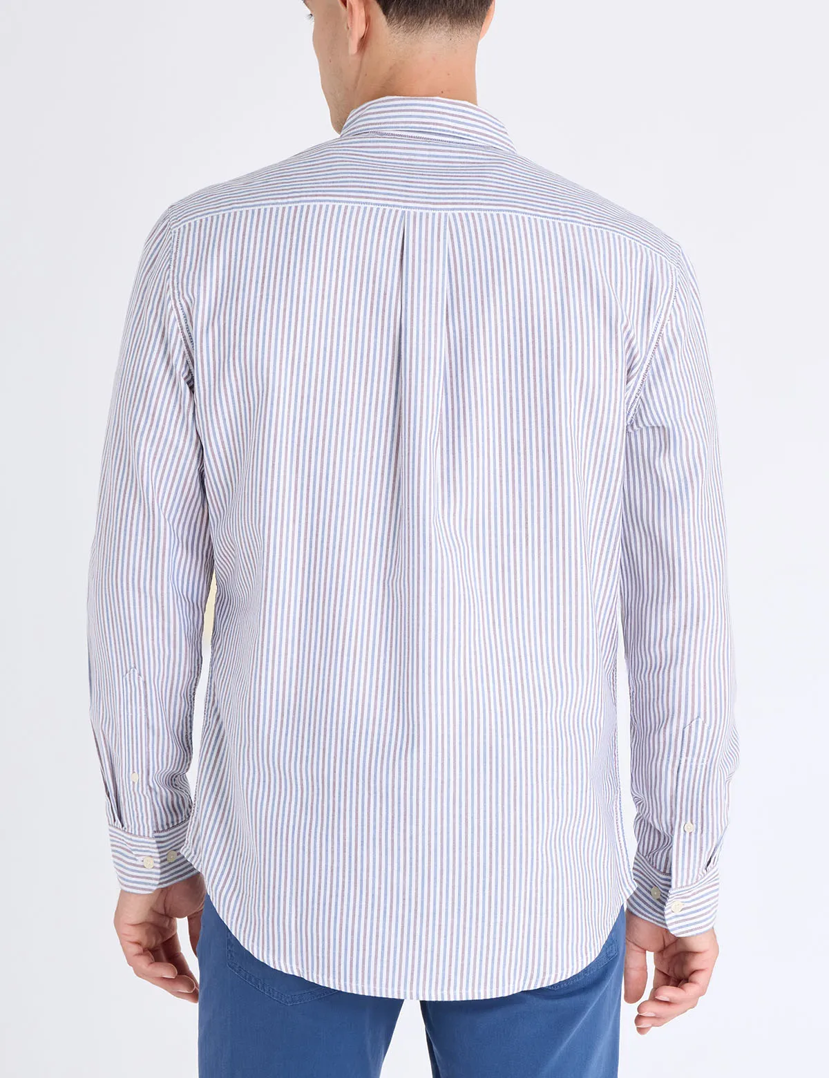LONG SLEEVE VERTICAL STRIPE OXFORD SHIRT sold by U.S. Polo Assn. product image thumbnail 4