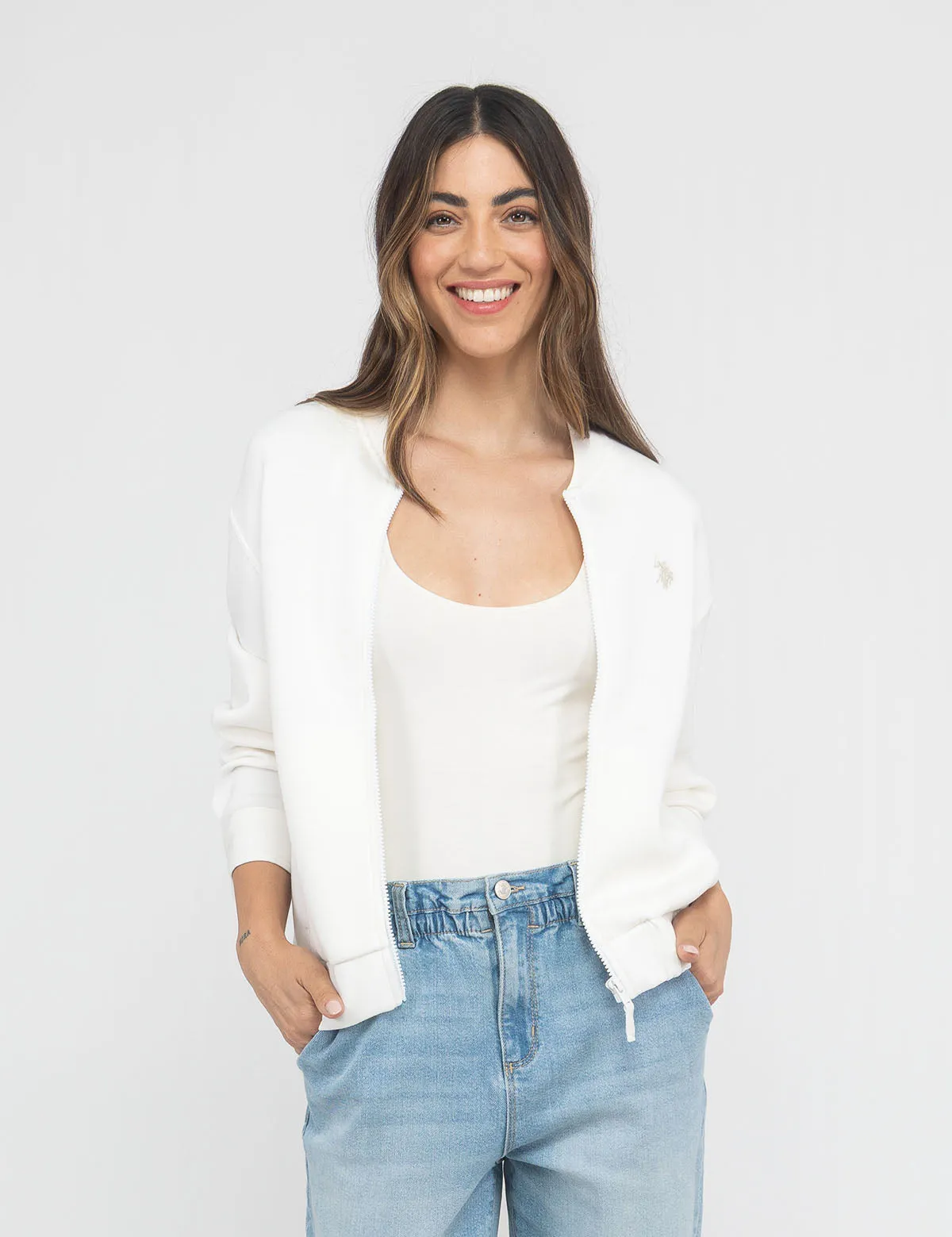 HIGH RISE PAPERBAG CROPPED JEANS sold by U.S. Polo Assn. product image thumbnail 5