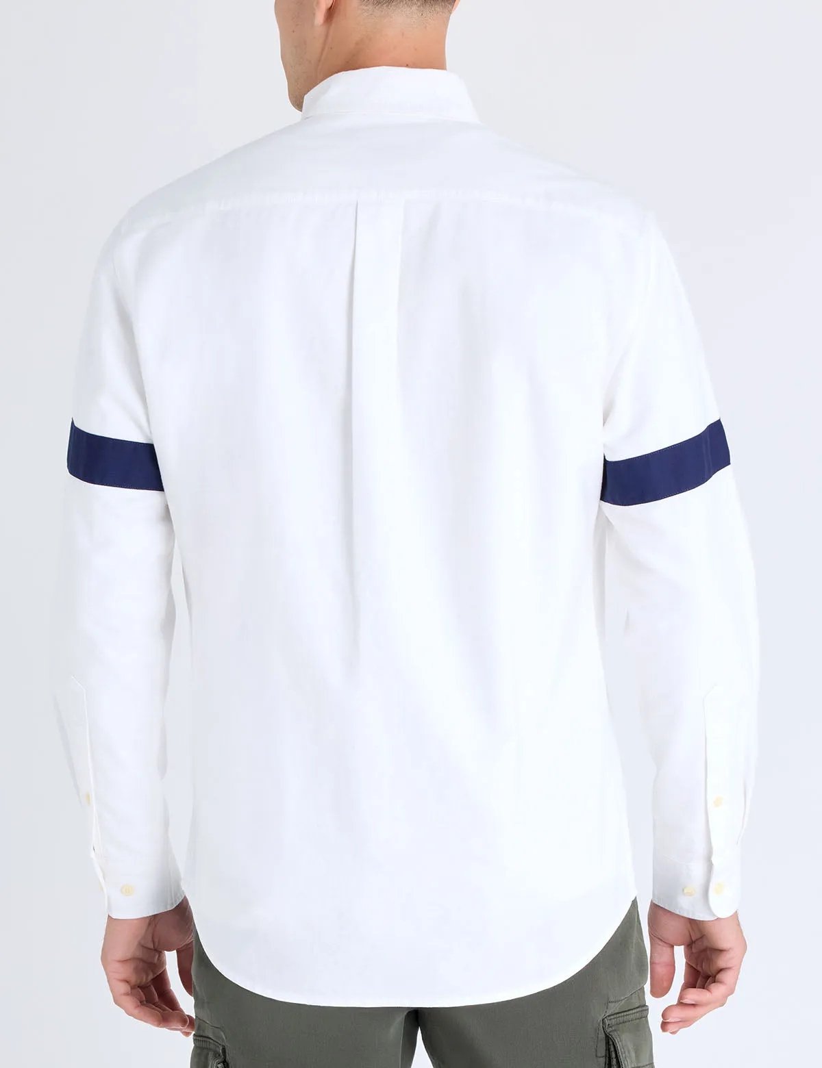 LONG SLEEVE DIAGONAL SASH SOLID OXFORD SHIRT sold by U.S. Polo Assn. product image thumbnail 4