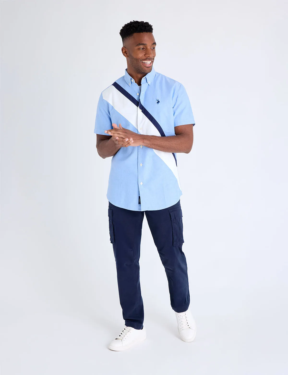 SHORT SLEEVE SASH OXFORD SHIRT sold by U.S. Polo Assn. product image thumbnail 4