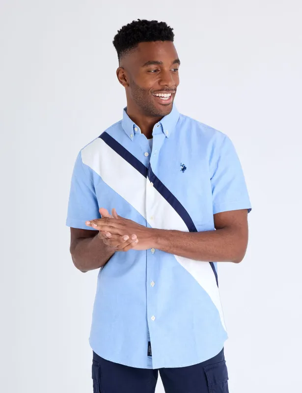 SHORT SLEEVE SASH OXFORD SHIRT sold by U.S. Polo Assn.