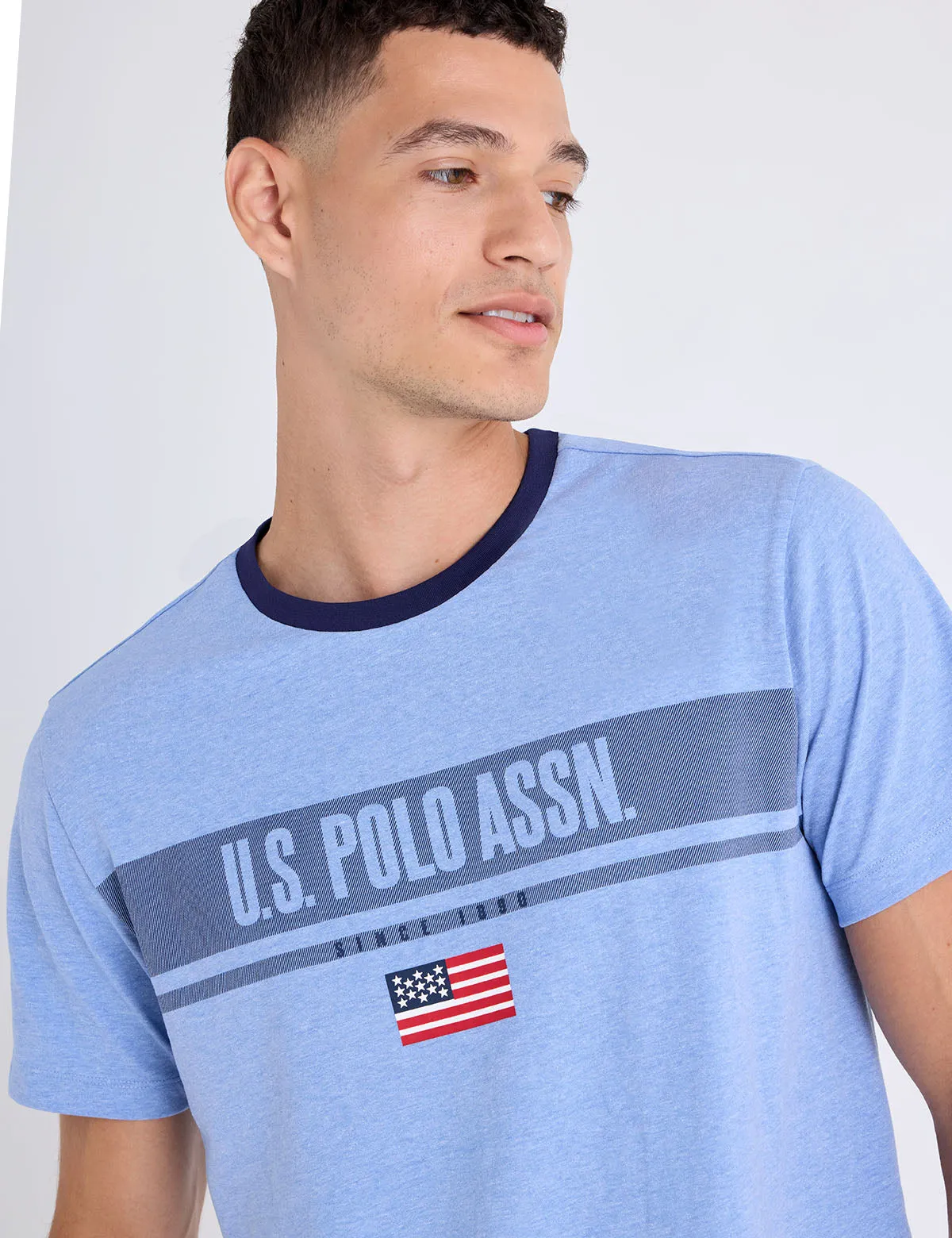 TRICOT WORDMARK JERSEY GRAPHIC T-SHIRT sold by U.S. Polo Assn. product image thumbnail 2