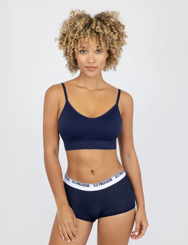 5PK STRIPE MICROFIBER BOYSHORTS made by U.S. Polo Assn.