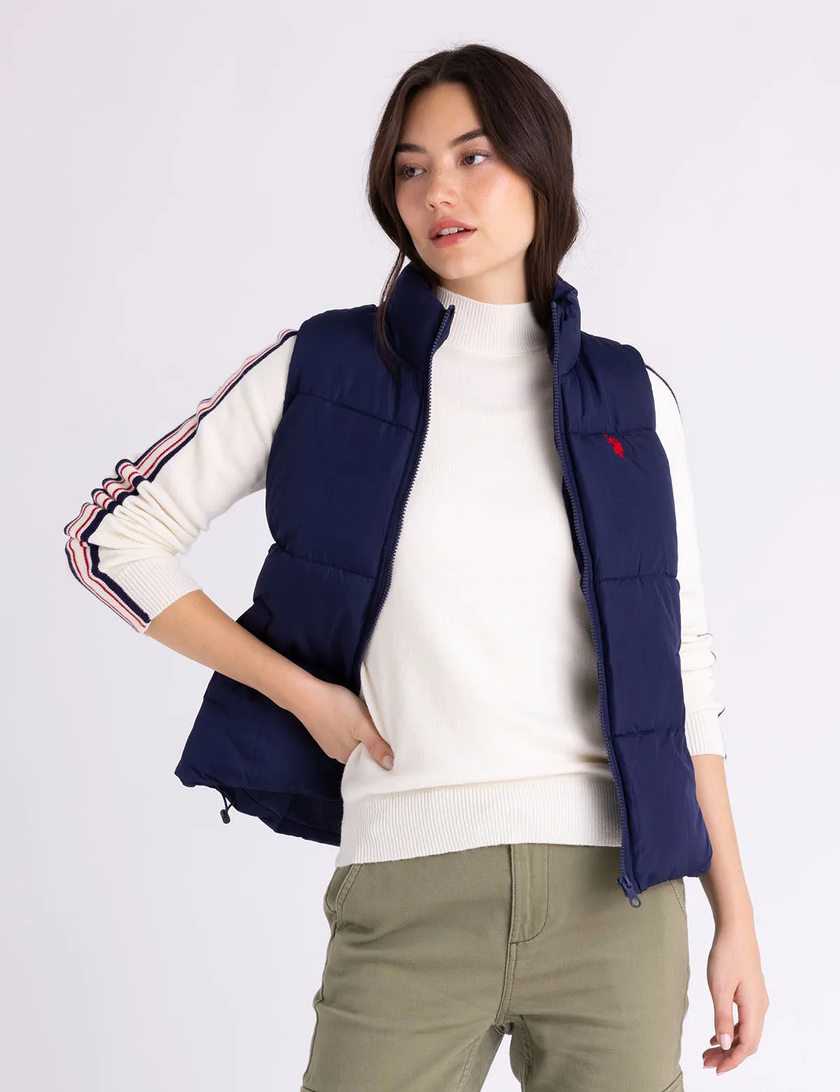 CLASSIC PUFFER VEST WITH ZIP POCKETS sold by U.S. Polo Assn. product image thumbnail 4