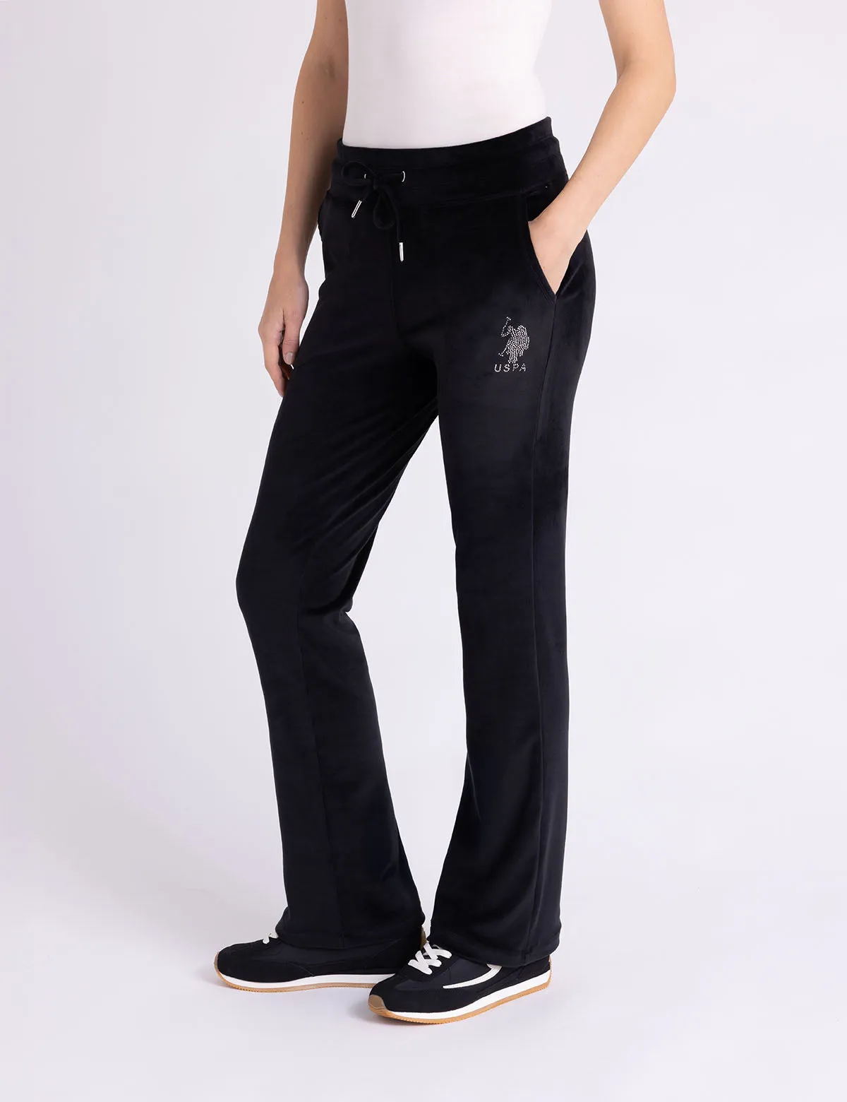 VELOUR RHINESTONE JOGGER sold by U.S. Polo Assn. product image thumbnail 5