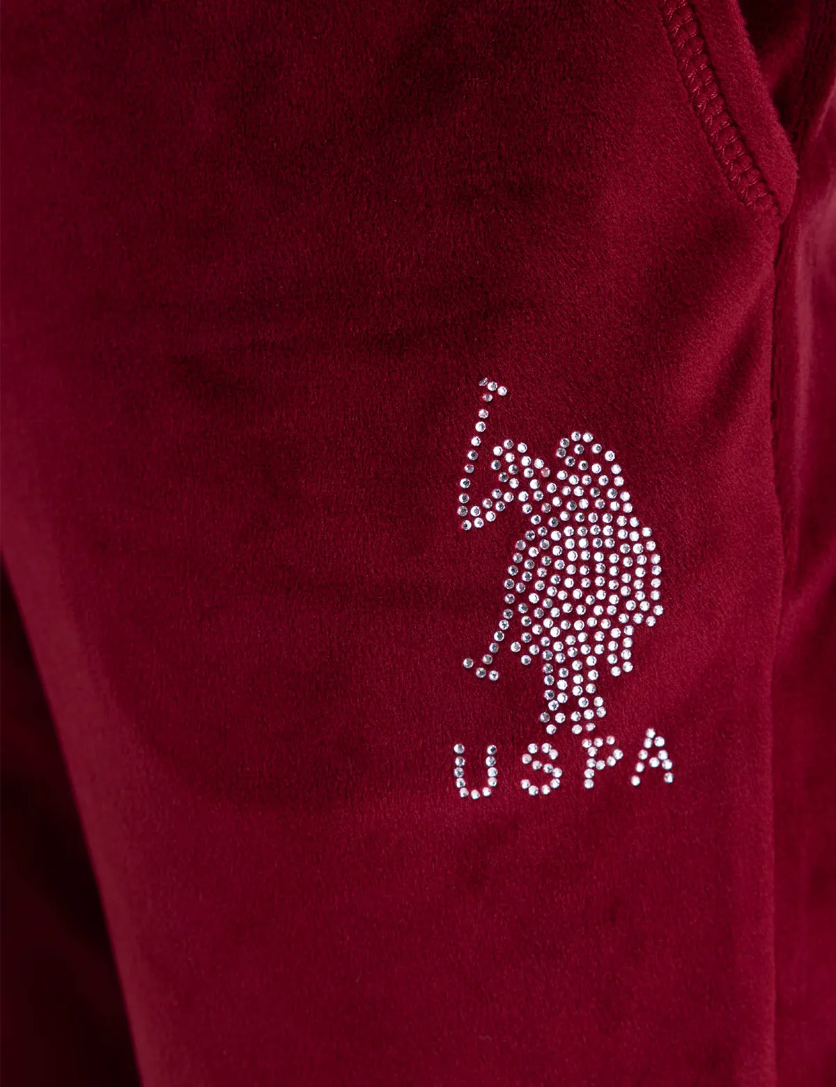 VELOUR RHINESTONE JOGGER sold by U.S. Polo Assn. product image thumbnail 2
