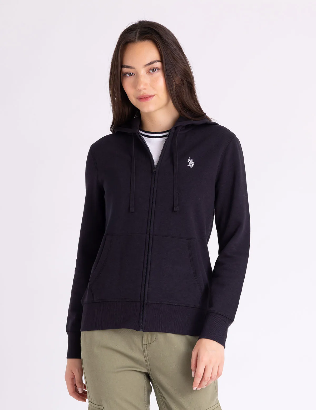 FLEECE FULL ZIP LOGO HOODIE sold by U.S. Polo Assn. product image thumbnail 2