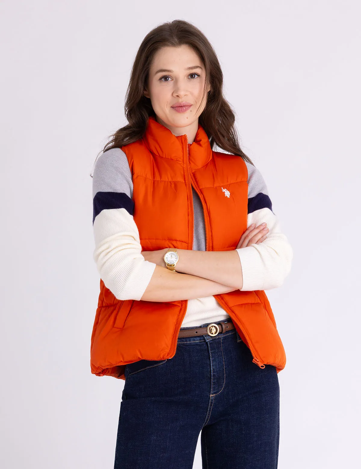CLASSIC PUFFER VEST WITH ZIP POCKETS sold by U.S. Polo Assn. product image thumbnail 5