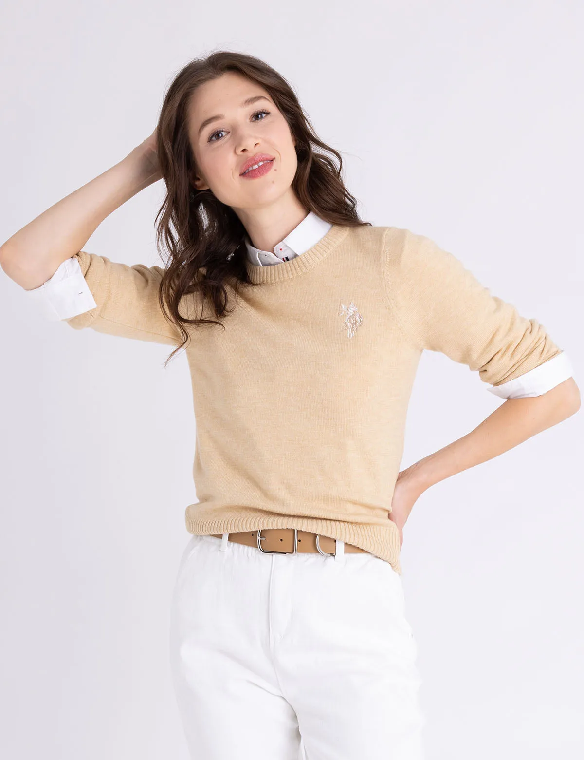 USPA MARLED CREW NECK SWEATER sold by U.S. Polo Assn. product image thumbnail 4