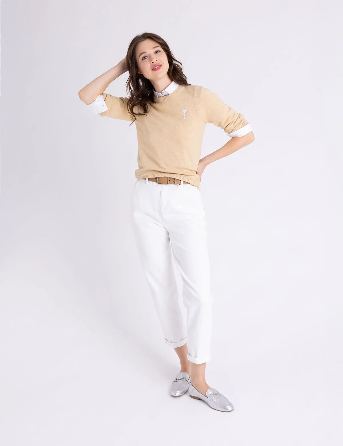 USPA MARLED CREW NECK SWEATER sold by U.S. Polo Assn. product image thumbnail 2