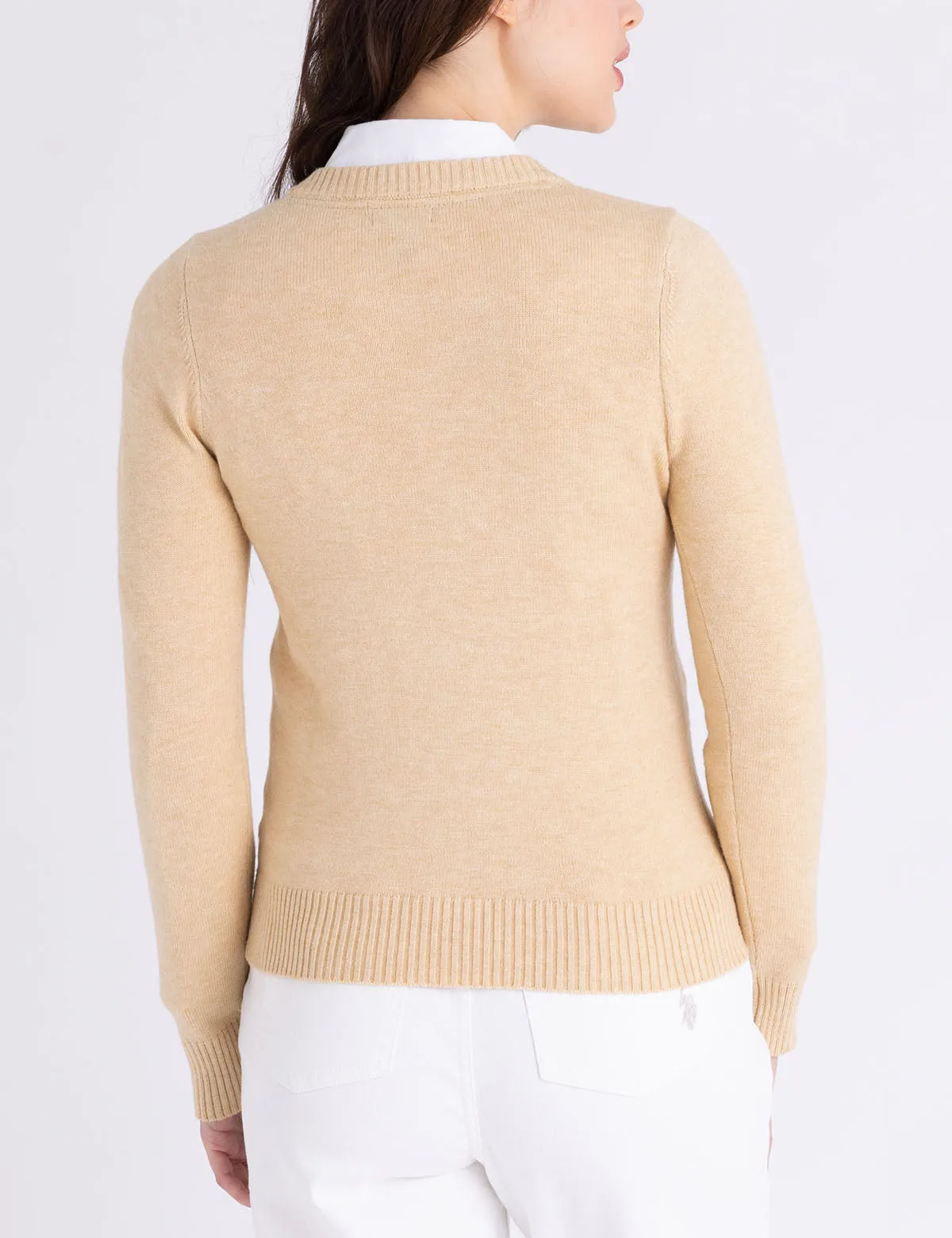 USPA MARLED CREW NECK SWEATER sold by U.S. Polo Assn. product image thumbnail 3