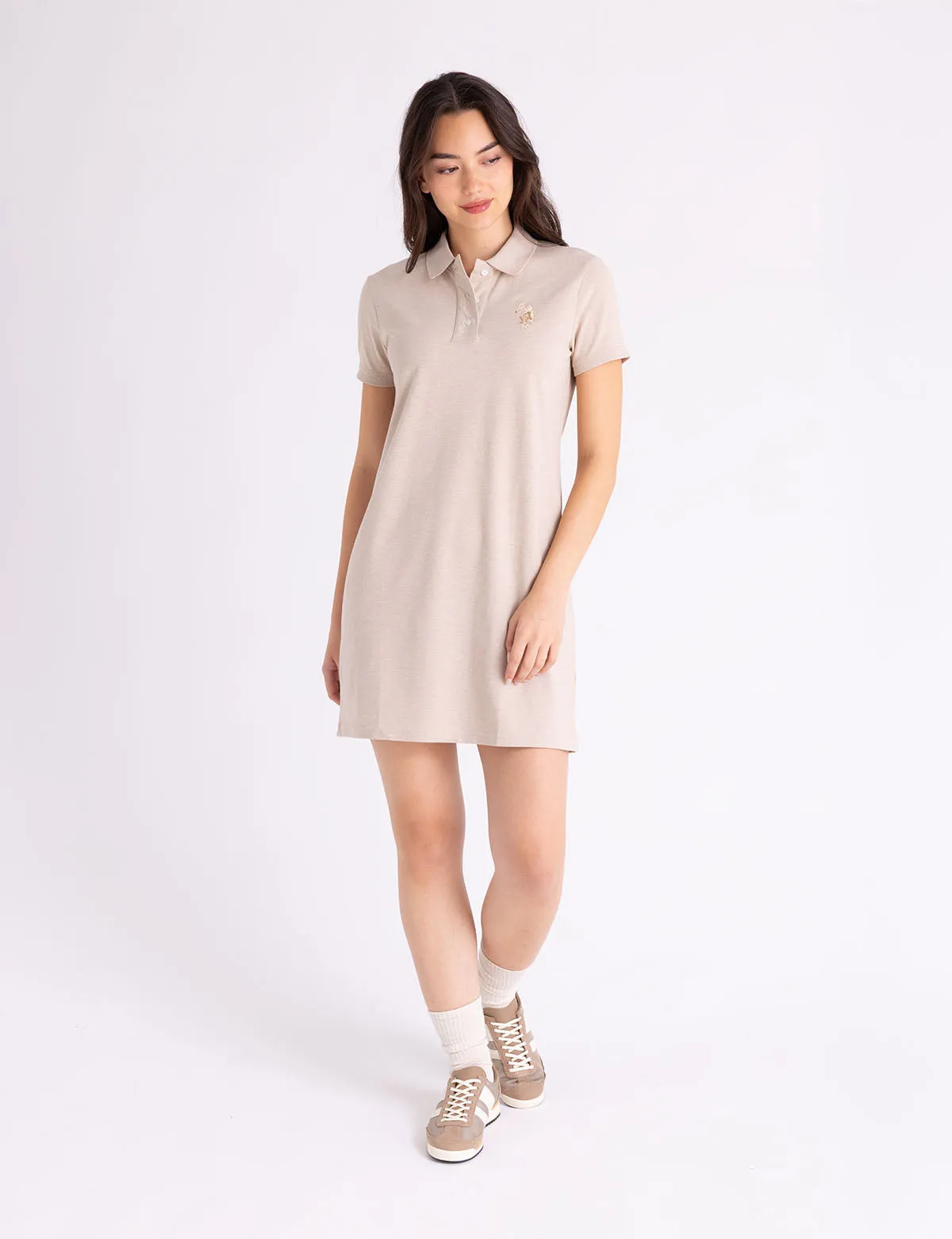 MULTI TONAL MINI POLO DRESS sold by U.S. Polo Assn. product image thumbnail 2