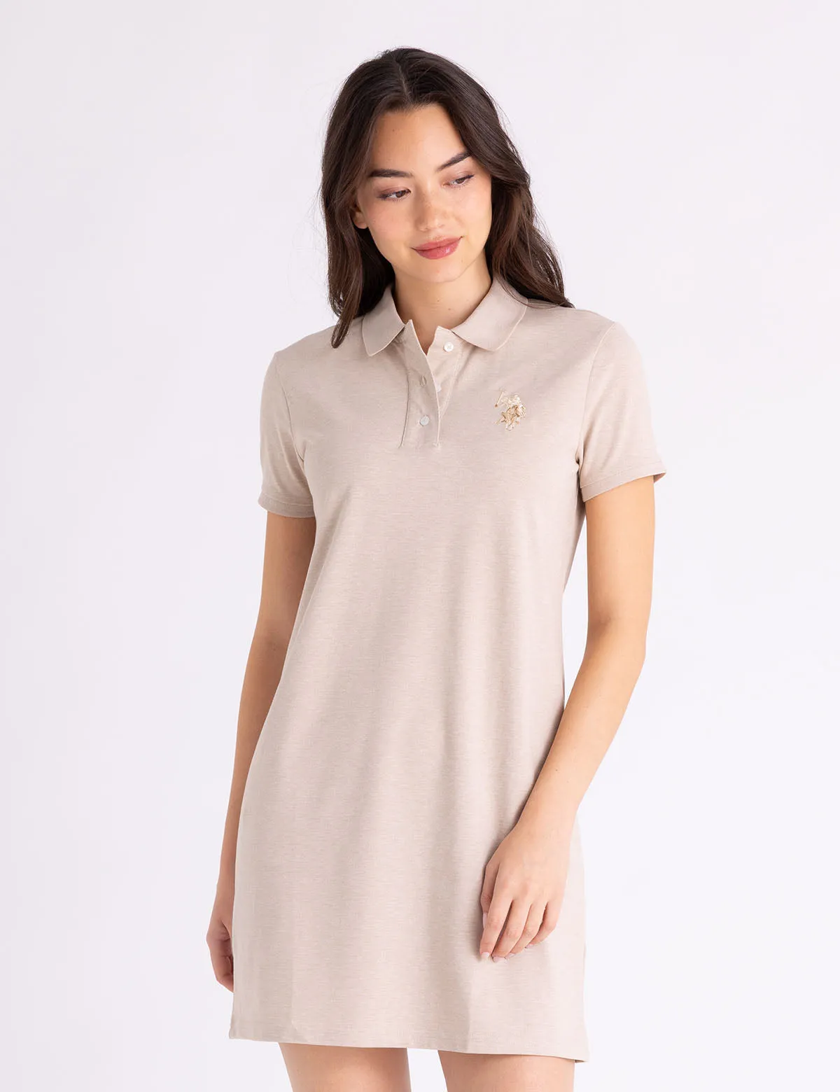 MULTI TONAL MINI POLO DRESS sold by U.S. Polo Assn.