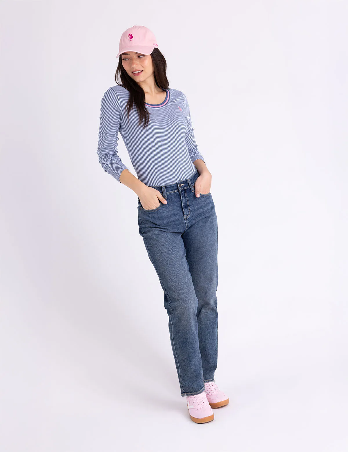 LONG SLEEVE RINGER T-SHIRT sold by U.S. Polo Assn. product image thumbnail 4