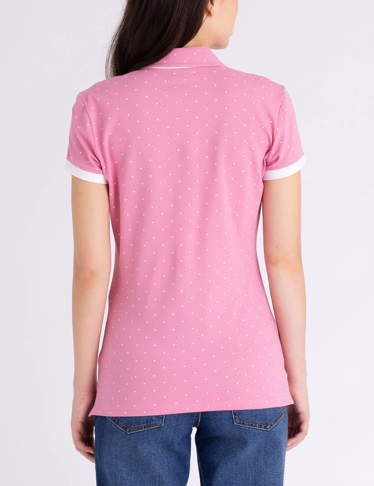 DOT PRINT COLLEGIATE POLO SHIRT sold by U.S. Polo Assn. product image thumbnail 5