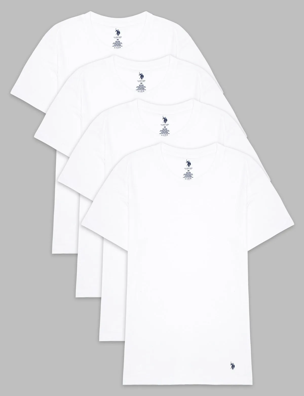 4 PACK CREW NECK T-SHIRTS sold by U.S. Polo Assn. product image thumbnail 2