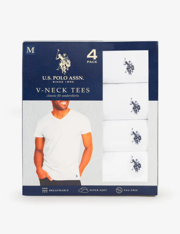 4 PACK V-NECK T-SHIRTS sold by U.S. Polo Assn.