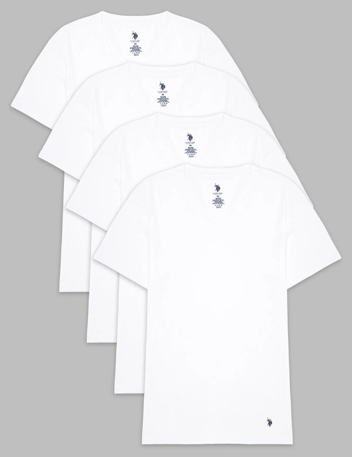 4 PACK V-NECK T-SHIRTS sold by U.S. Polo Assn. product image thumbnail 2