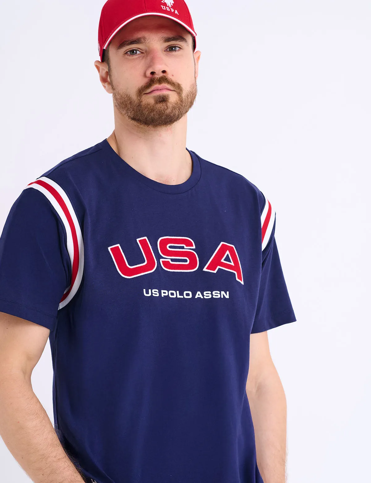 USA APPLIQUE TRICOT JERSEY T-SHIRT sold by U.S. Polo Assn.