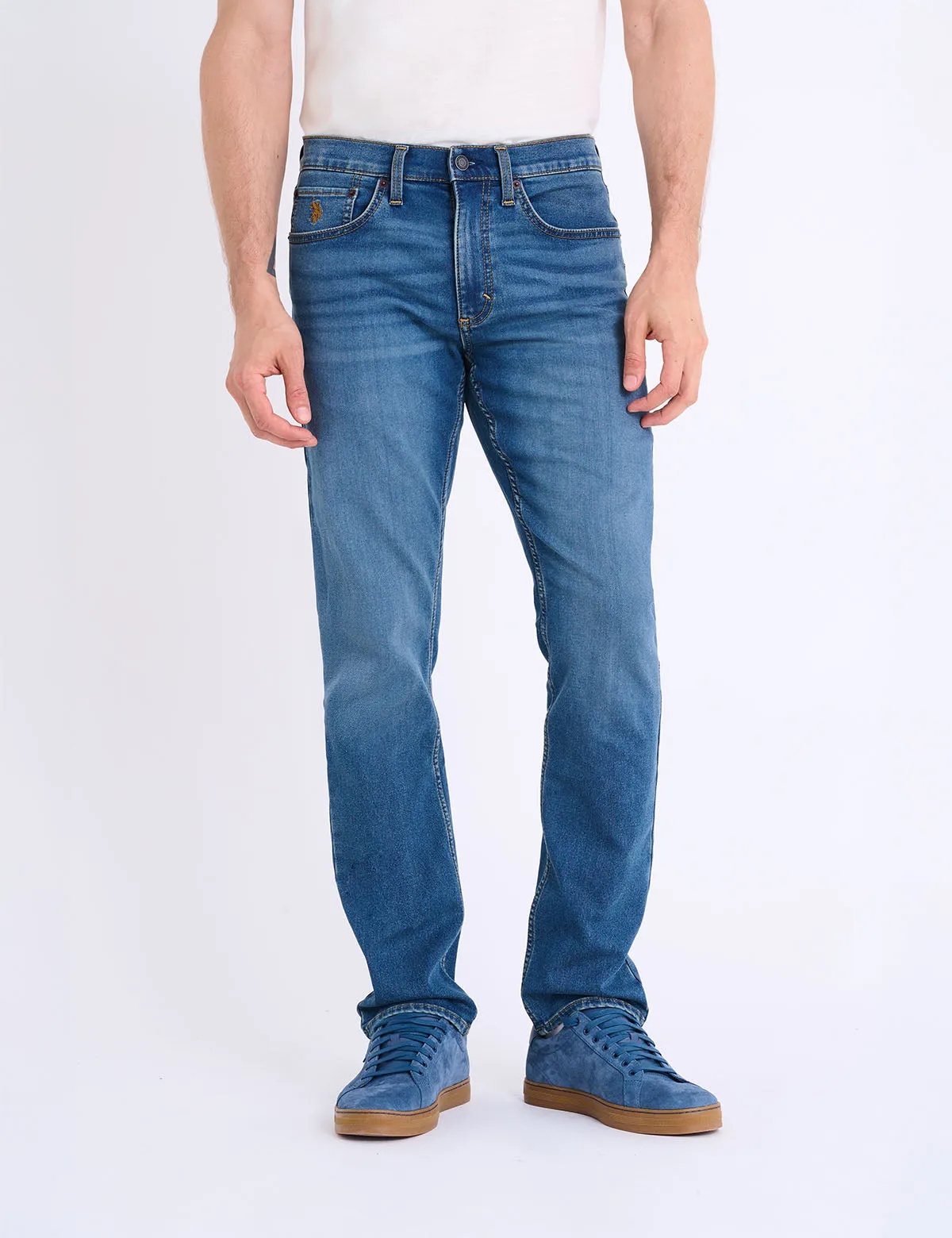 5 POCKET STRETCH SLIM STRAIGHT SUPER SOFT JEANS sold by U.S. Polo Assn. product image thumbnail 3